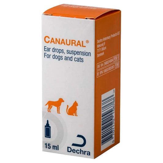 Canaural Ear Drops for Cats and Dogs 15 ML