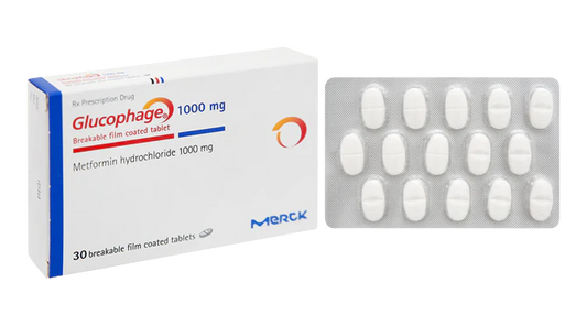 Glucophage 1000 Mg 90 Tab