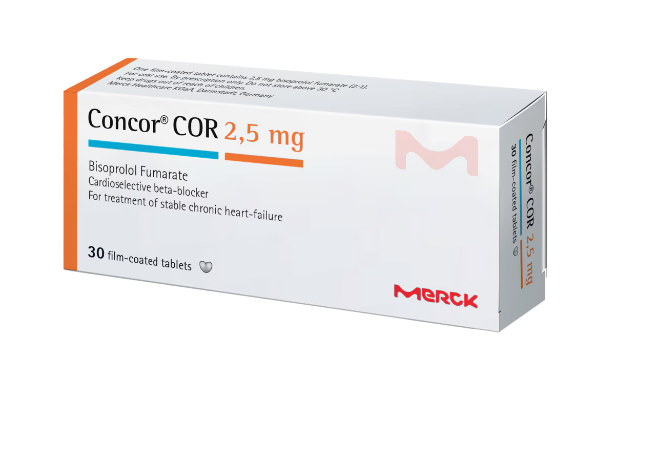 Concor Cor 2.5mg (30 Tablets)