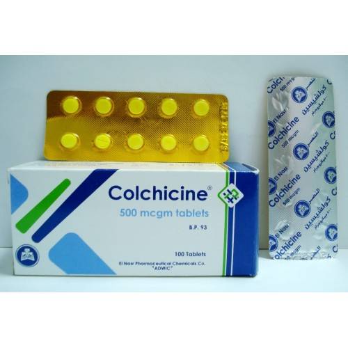 COLCHICINE 500 MCGM 100 TAB