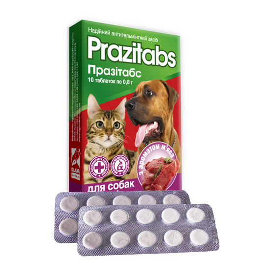 Prazitabs Dewormer 10 Tabs