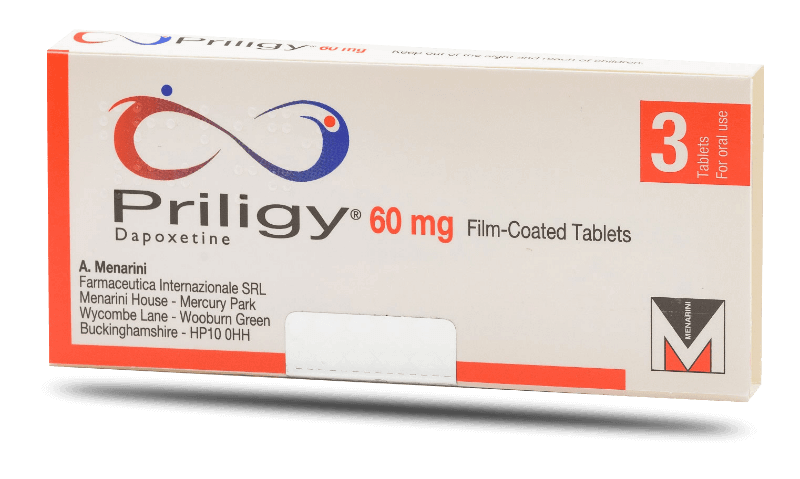 Dapoxitiene PRILIGY 60 mg delay ejaculation 24 Tabs