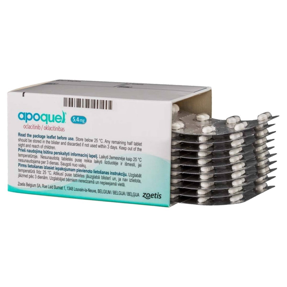 Apoquel 16mg Film Coated Tablets for Dogs 100 tabs