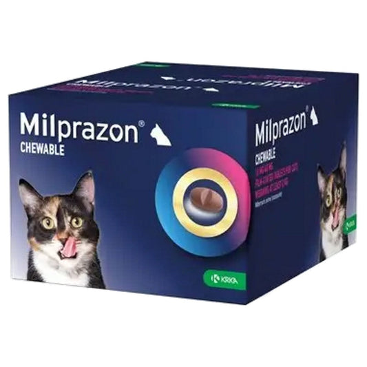 Milprazon 16mg/40mg Chewable Tablets for Cats 48s