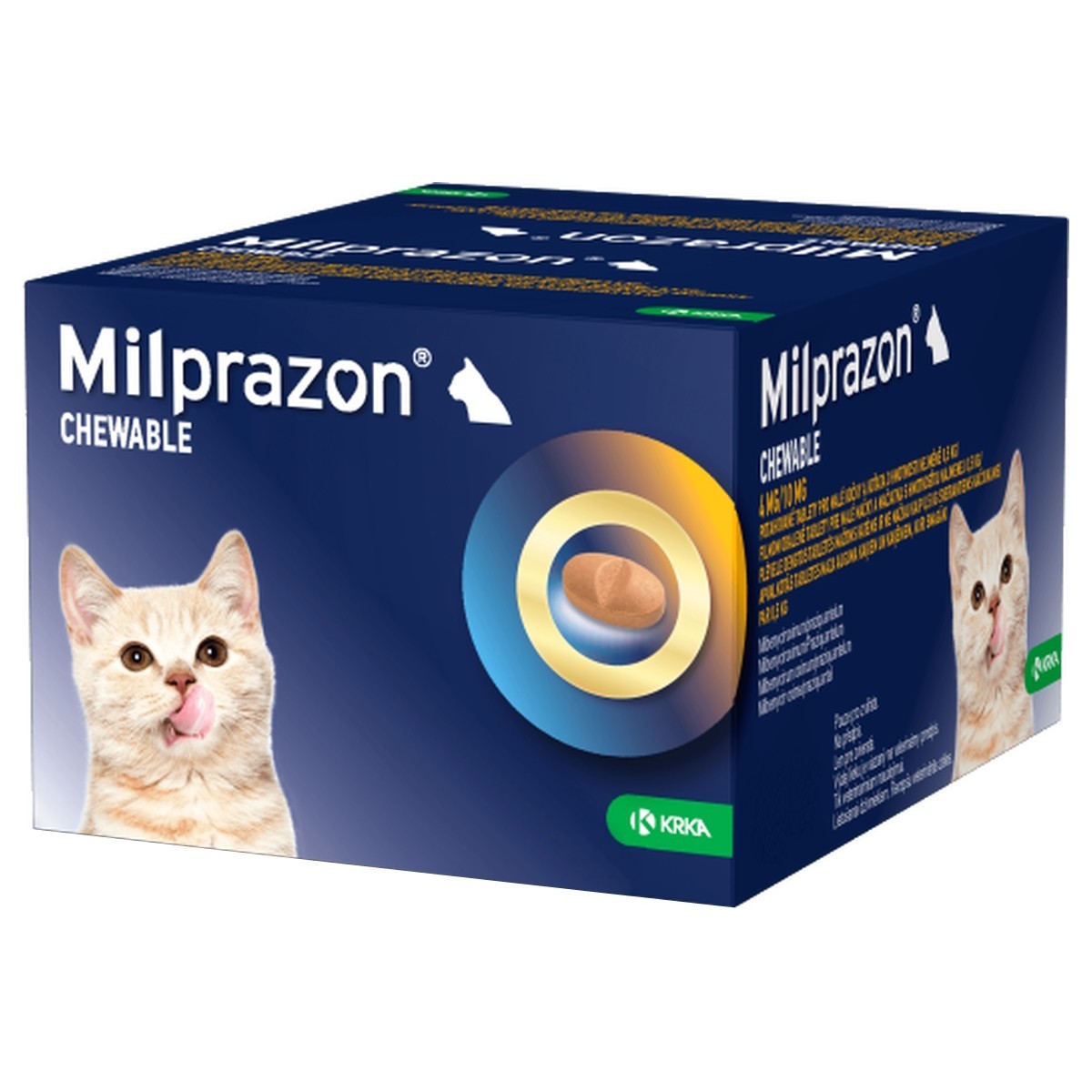 Milprazon 4mg/10mg Chewable Tablets for Small Cats and Kittens 48s