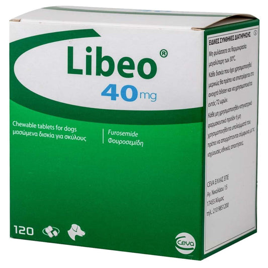 Libeo 40mg Chewable Tablets 120s