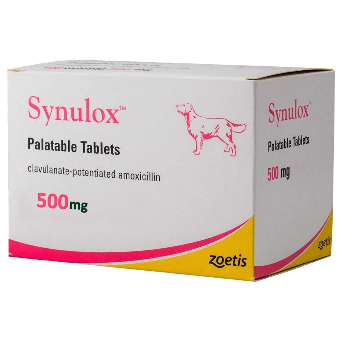 Synulox 500mg Palatable Tablets 100s