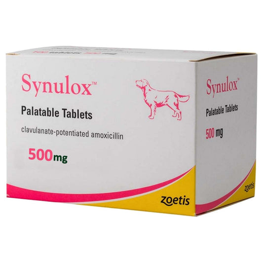 Synulox 500mg Palatable Tablets 100s