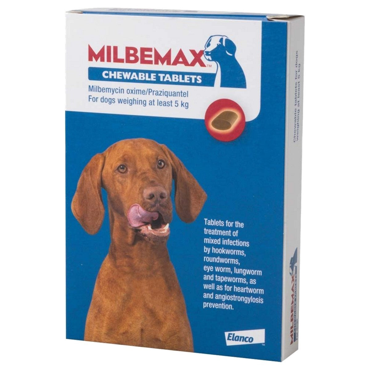 Milbemax Chewable Worming Tablets for Dogs 4s