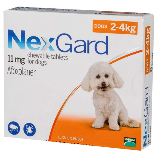 Nexgard 11mg Chewable Tablets for Small Dogs 3s