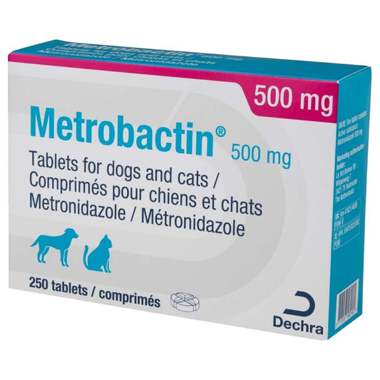 Metrobactin 500mg Tablets for Dogs and Cats 100s