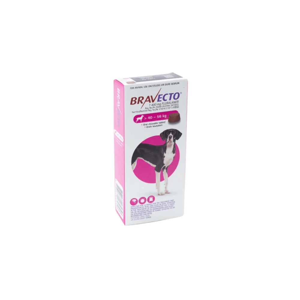 BRAVECTO 1400 mg CHEWABLE TABLETS X LARGE DOGS 40-65 Kg (3 Box offer )