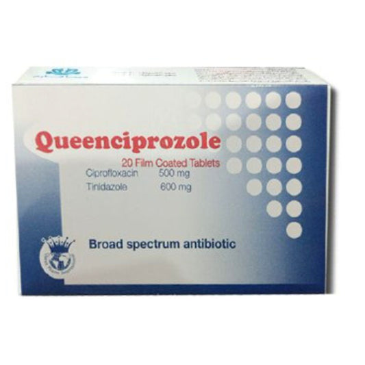 Queenciprozol 20 Film Coated Tablets