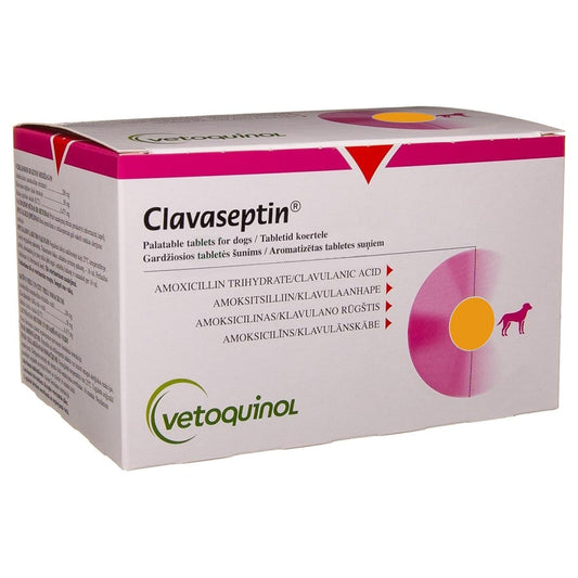 Clavaseptin 50mg Palatable Tablets for Cats and Dogs 100s