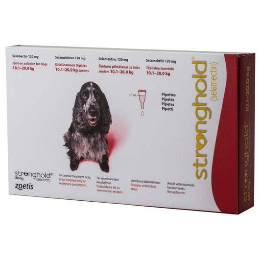 Stronghold 120mg Spot-On Solution for Medium Dogs 3s