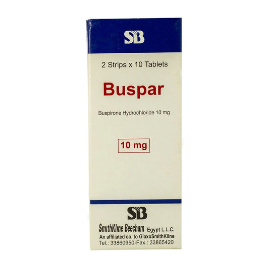 Buspar 10 mg - 100 Tablets