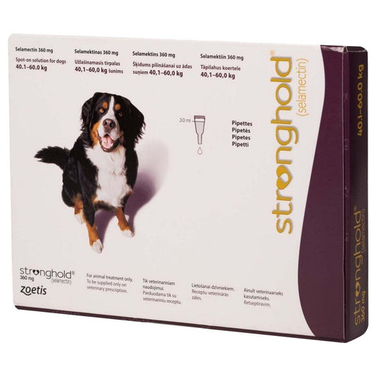 Stronghold 360mg Spot-On Solution for Extra Large Dogs 3s