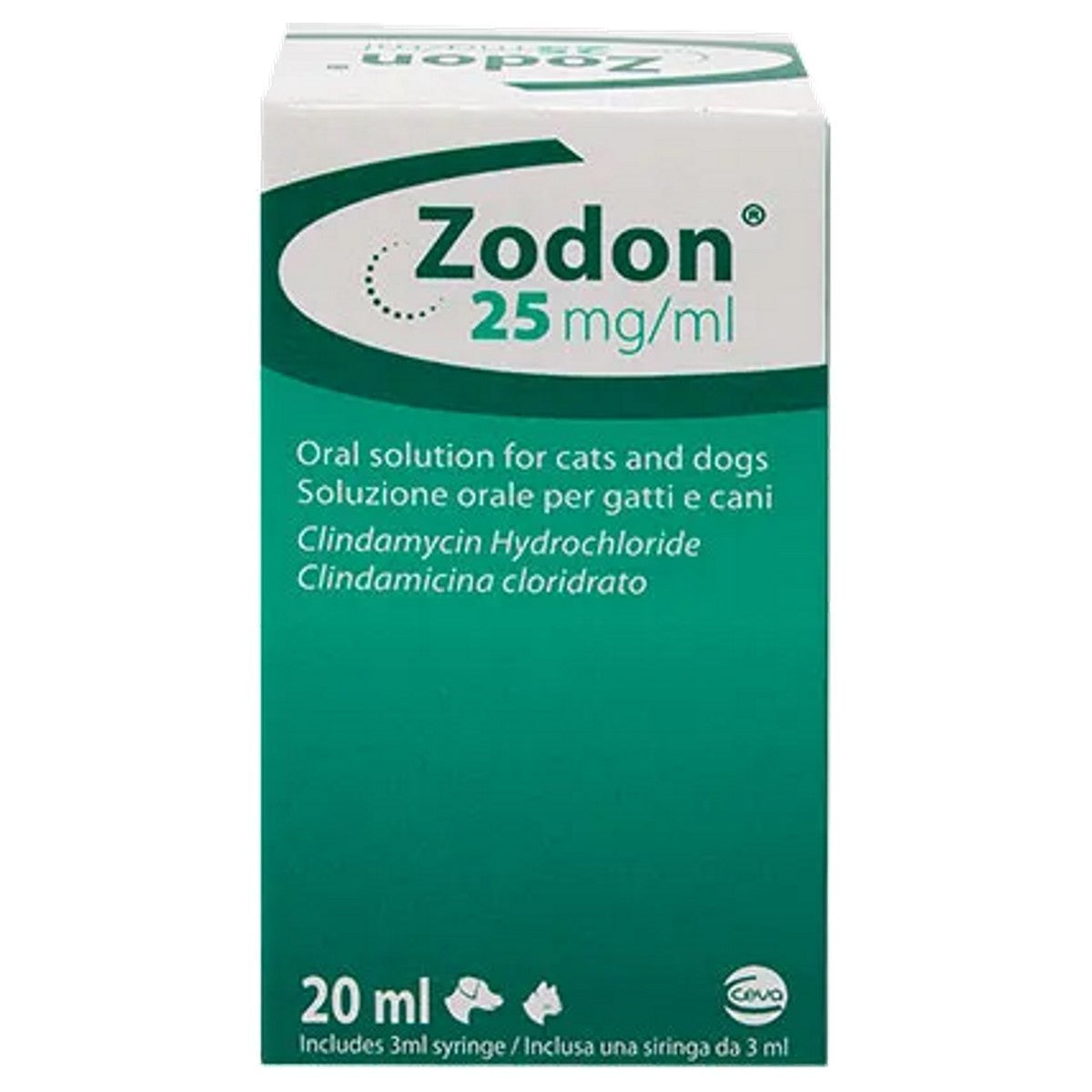 Zodon 25mg/ml Oral Solution for Cats and Dogs 20ml