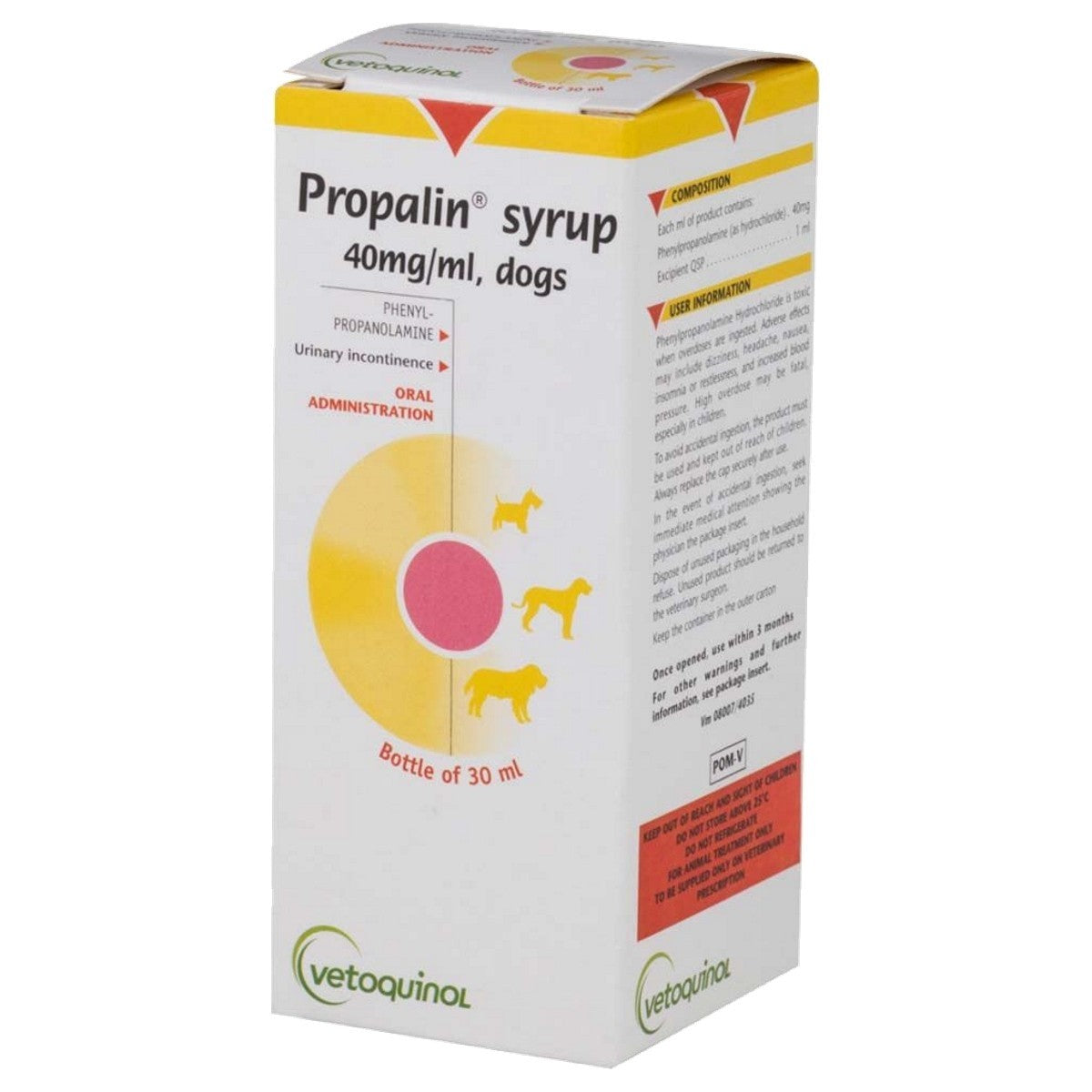 Propalin Syrup 40mg/ml for Dogs 100 ml