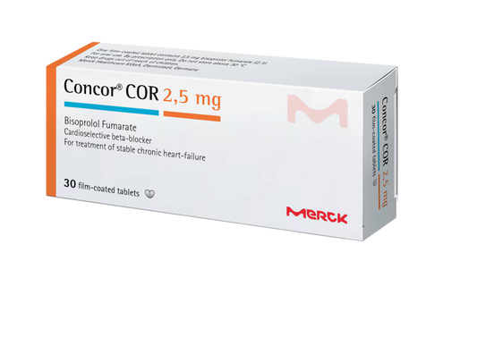 Concor Cor 2.5mg (30 Tablets)