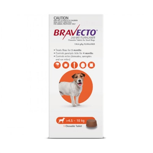 Bravecto Chews for Dogs 4.4-9.9 lbs, 3 Month Supply