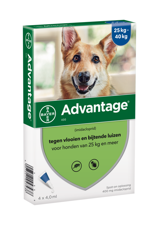 Advantage Flea Tick Dogs 25-40 kg 4 P