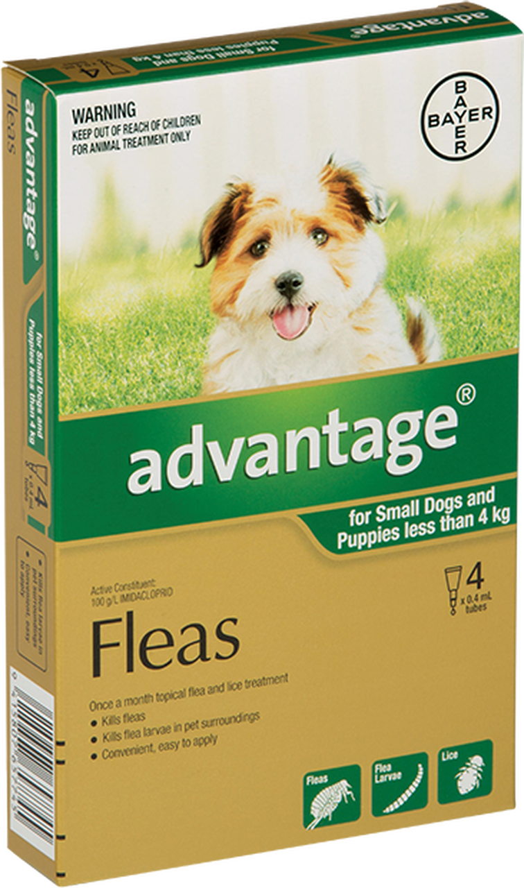 Advantage Flea Treatment For Dogs 0-4kg