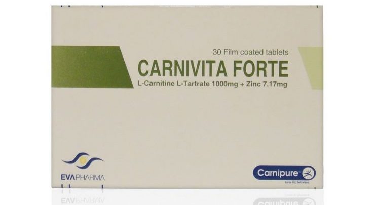 CARNIVITA FORTE 90 Film coated tablets