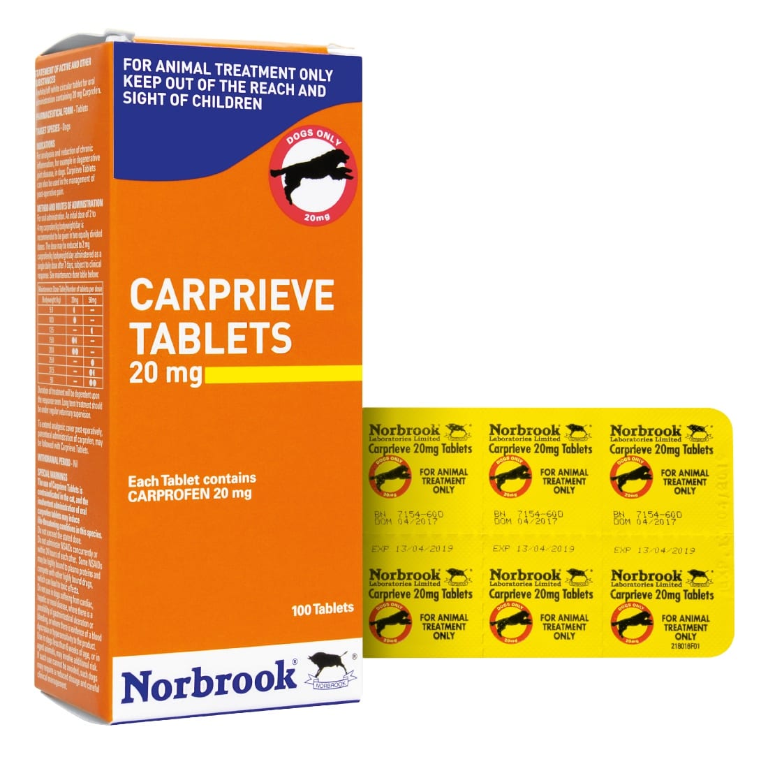 Carprieve 20 mg 100 tabs