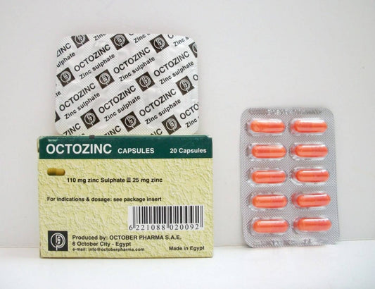 OCTOZINC 25 MG 100 CAP