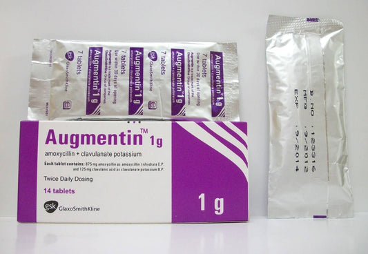AUGMENTIN 1 GM 84 TAB (amoxycillin + clavulanate potassium)