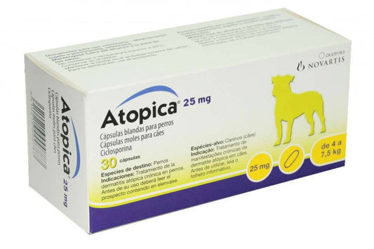 Atopica caps 25 mg 30 cap