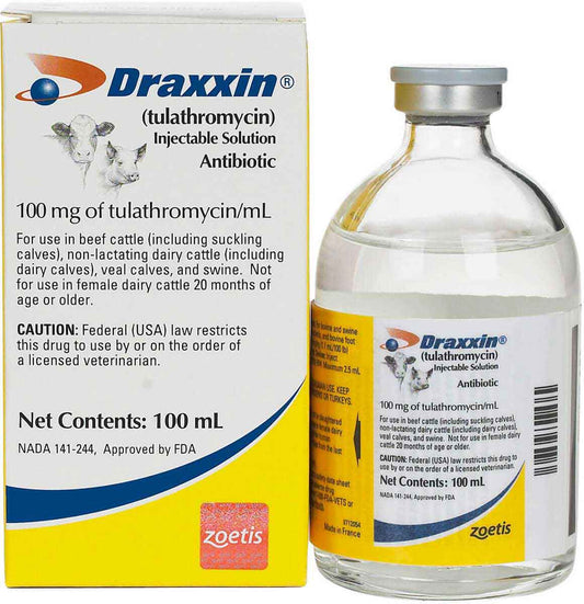 Draxxin 100 ml Tulathromycin  Zoites