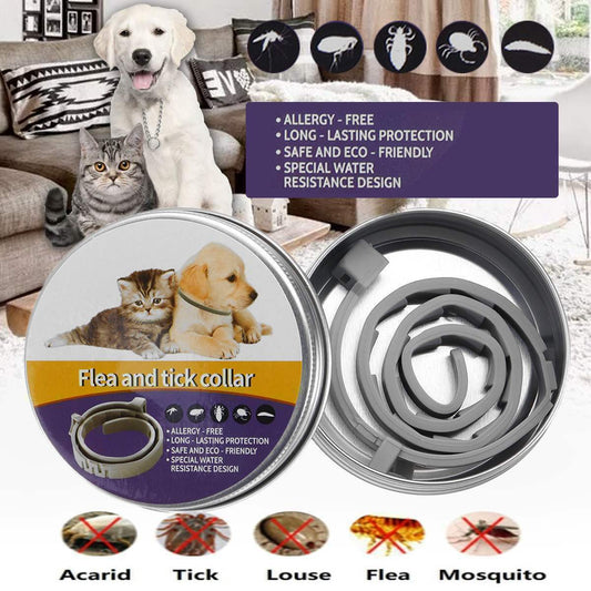 Anti Insect Flea and Tick Collar 8 Month Protection For Pet Dog Cat