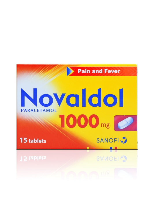 Novaldol, Analgesic , Pain Killer , 1000 mg , Paracetamol, for Pain & Fever 90 Tablets