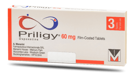 Dapoxitiene PRILIGY 60 mg delay ejaculation 24 Tabs