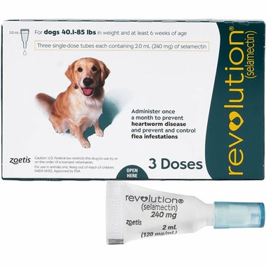 Revolution for Dogs, 40.1-85 lbs (3 Doses)