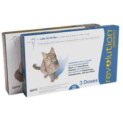 Revolution Topical Solution for Cats 5.1-15 lbs, 3 Month Supply