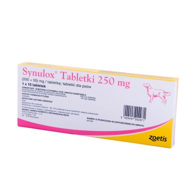 Synulox Palatable Tablets - 250mg
