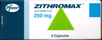 ZITHROMAX 250 MG 24 CAP AZITHROMYCIN (AS DIHYDRATE) 250 MG